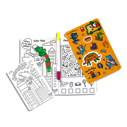 Let's Go!: Activity & Coloring Kit - Kitty In The City