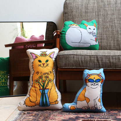 The Enjoy C&D Club Cat Pillows