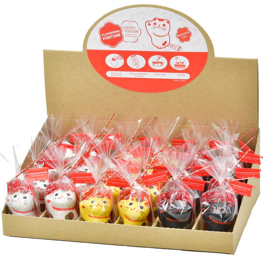 Flowering Fortunes - Beckoning Cat - Assorted Colors