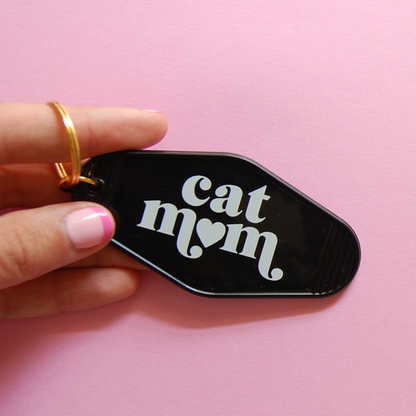 A Shop of Things - Cat Mom Keychain