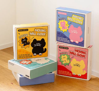 Mogry Moving Wall Deco Clock