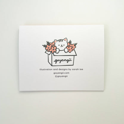 goyangii - BFF Cats Friendship A2 Greeting Card