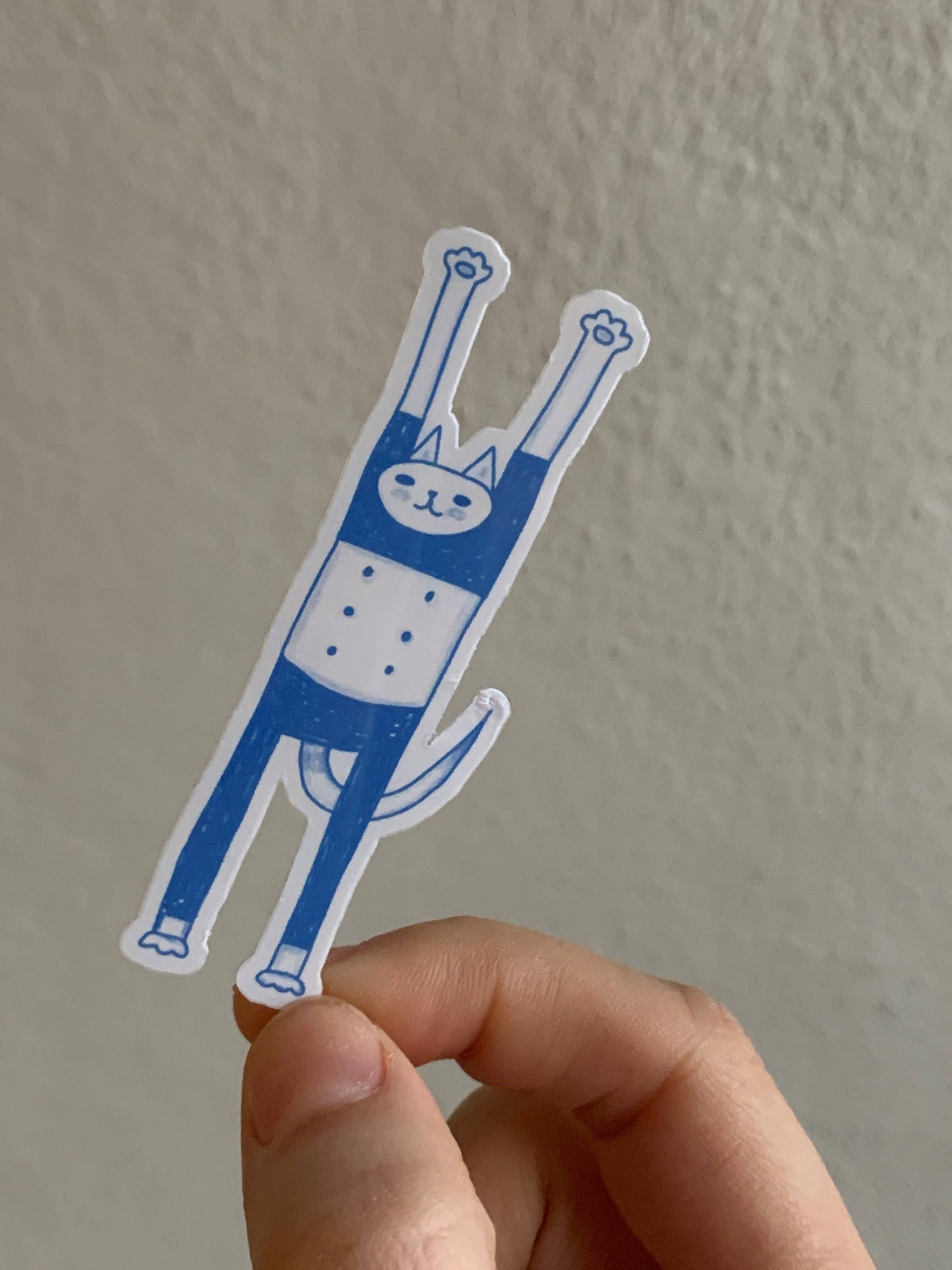 Party Boy Cat - Waterproof Sticker