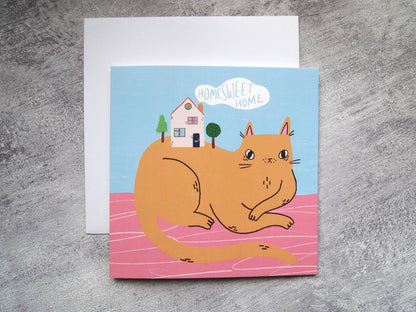 I LIKE CATS - New Home Housewarming Card