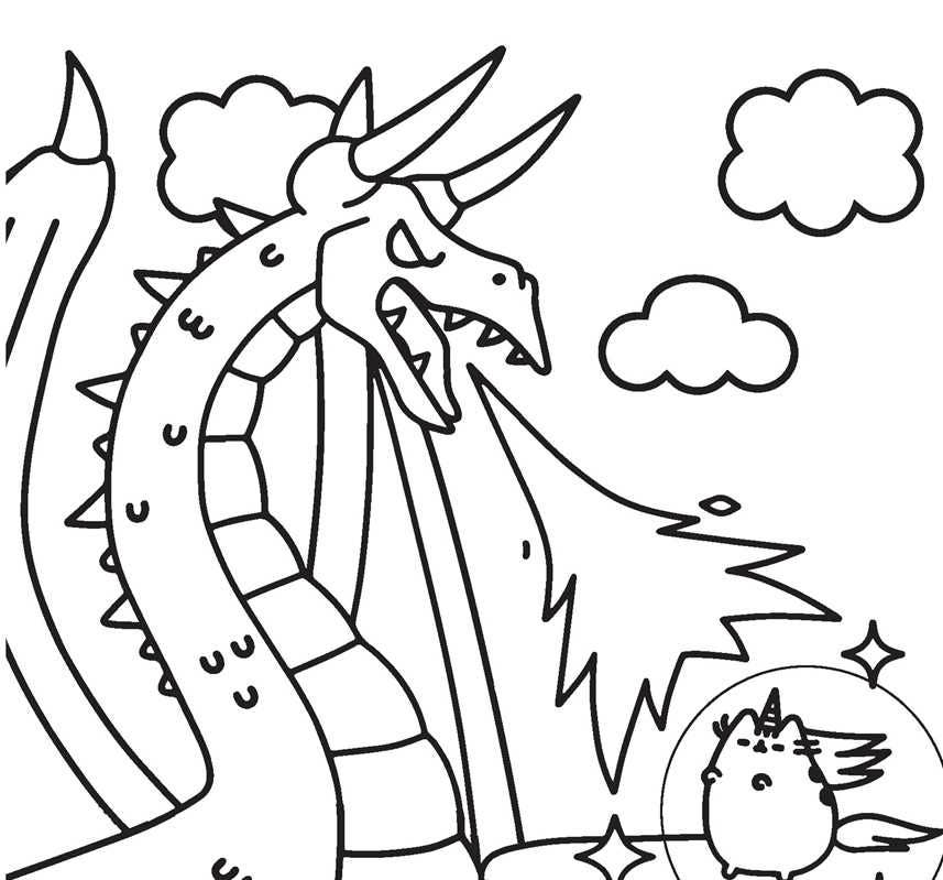 Simon & Schuster - Pusheen Coloring Book by Claire Belton