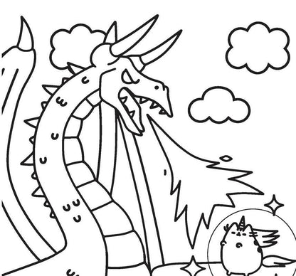 Simon & Schuster - Pusheen Coloring Book by Claire Belton
