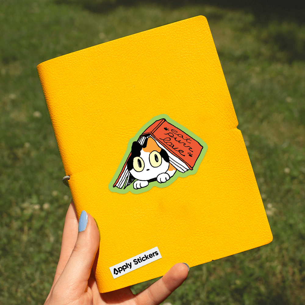 Eat Purr Love by Apply - Die-Cut Sticker