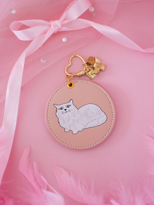 A Shop of Things - Miss Kitty Mirror Keychain