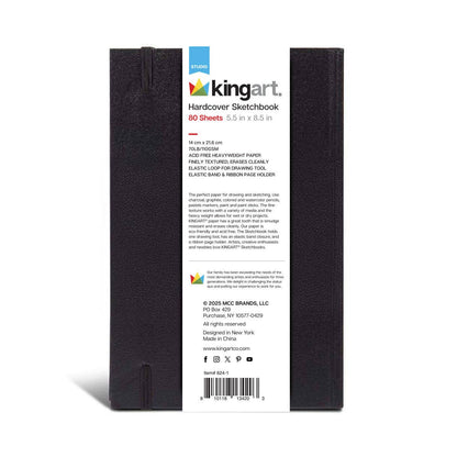 Hardcover Sketchbook - 5.5” x 8.5” 80 sheets