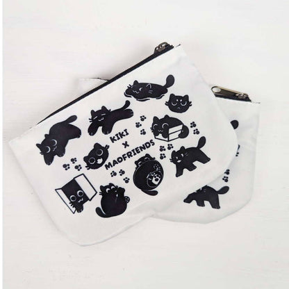 Black Cat Trinket Wallet Pouch
