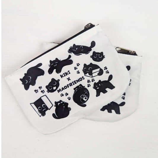 Black Cat Trinket Wallet Pouch