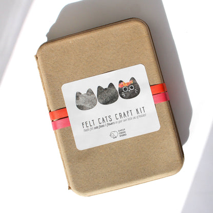 Black Cats Felting Craft Kit