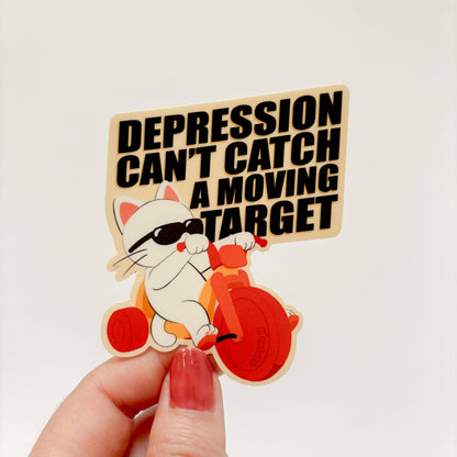goyangii - Depression Cat Waterproof Vinyl Sticker