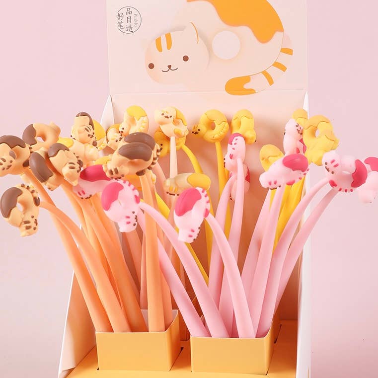 Cat Donuts Wiggle Gel Pen