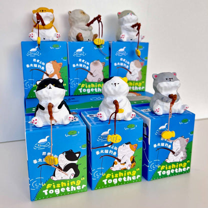 BCmini - 71322 Fishing Cat Family Blind Box-6