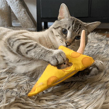 Get Cheezy Cheese & Mouse Refillable Cat Toy