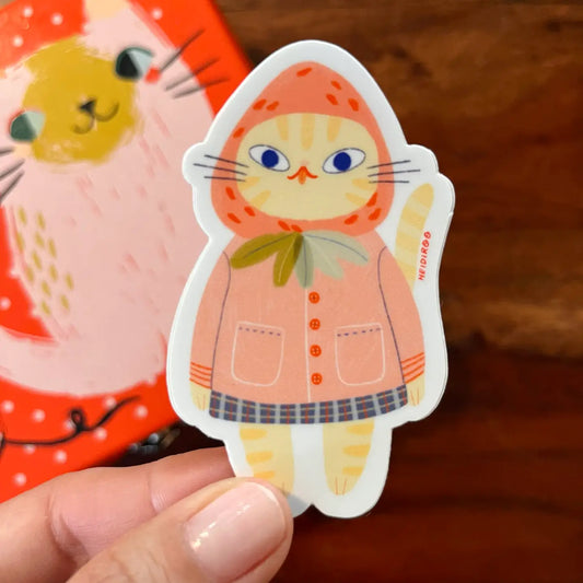 Strawberry Cat sticker