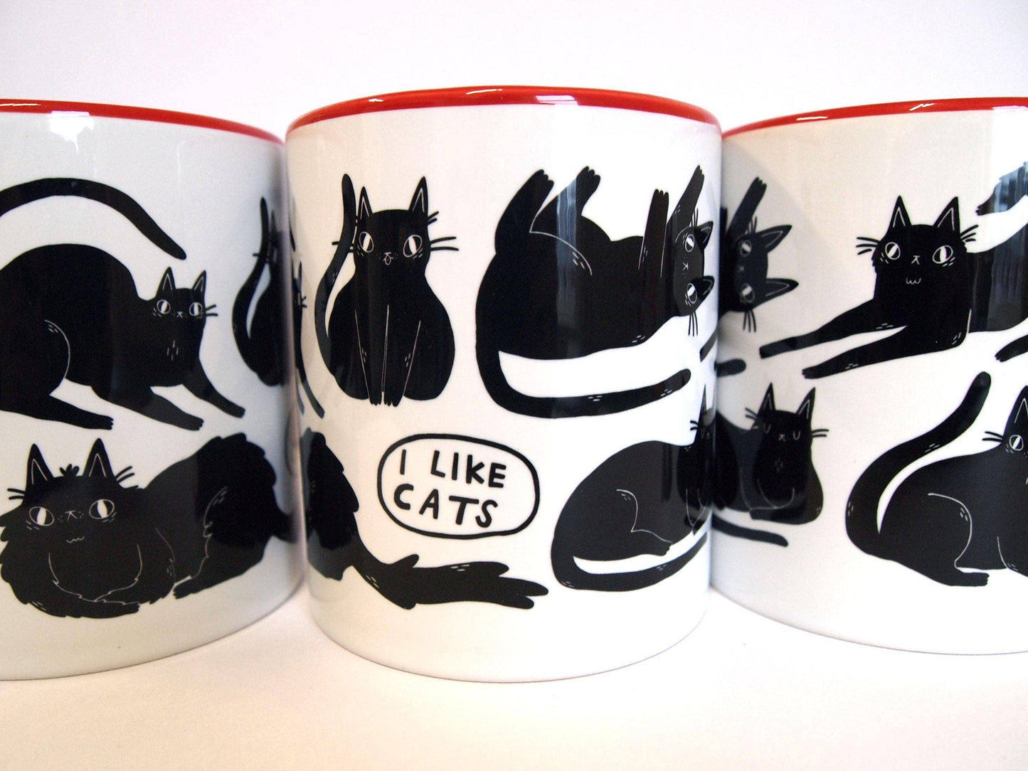 Black Cats Coffee Mug