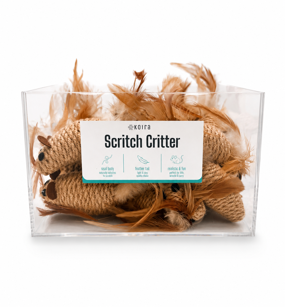 Koira Scritch Critter Sisal Cat Toy