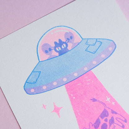 Radhia Rahman - UFO Kuni Riso Print