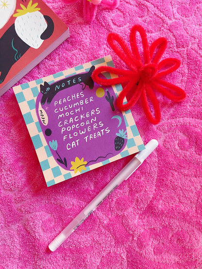 Bunny Dee - 4x4inches 100 page cat themed notepad