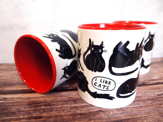 Black Cats Coffee Mug