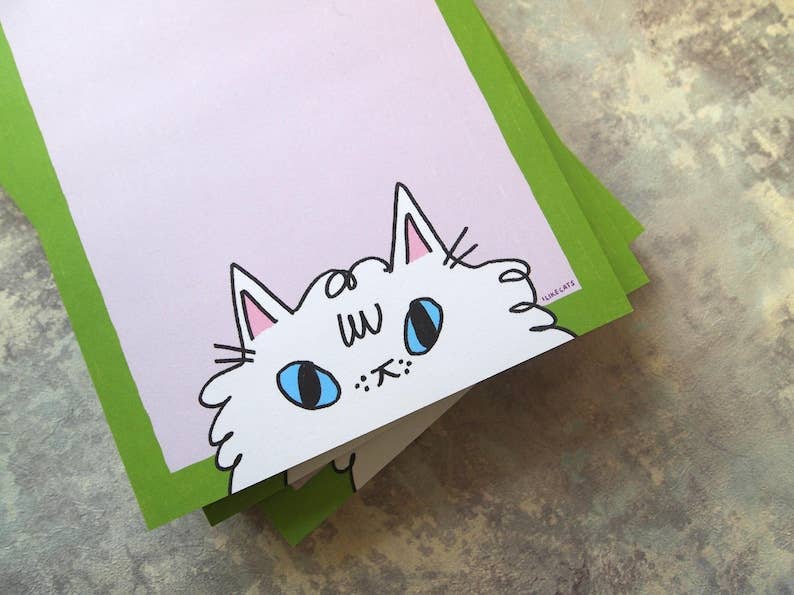 Get S- Done funny Cat Notepad