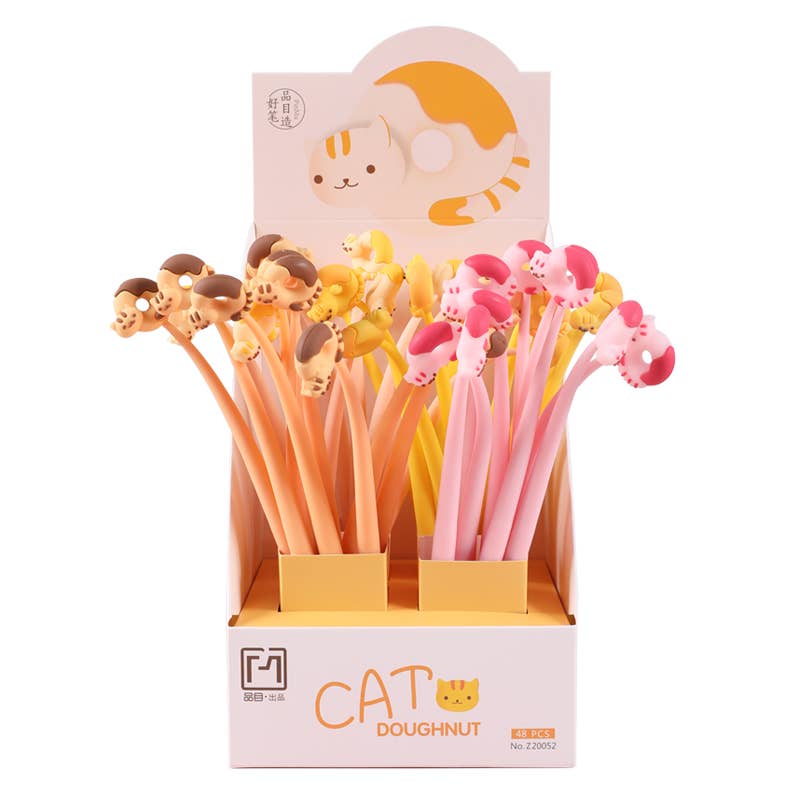 Cat Donuts Wiggle Gel Pen