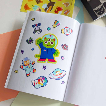 Reuseable Sticker Book, Kiki's Field