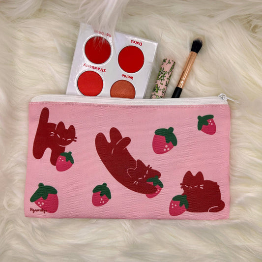 Strawberry Cats Pouch