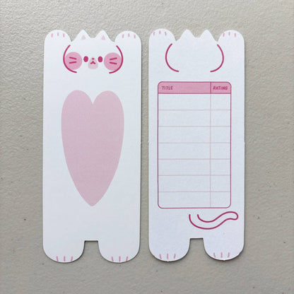 Cat Soft Matte Double Sided Bookmarks