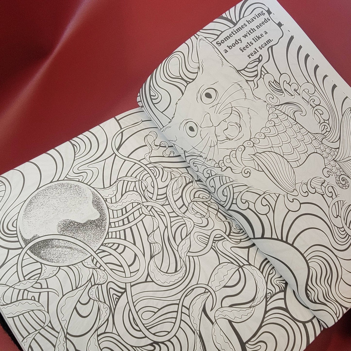 Coloring Book: "Depression Cats Deluxe"