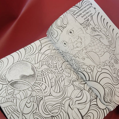Coloring Book: "Depression Cats Deluxe"
