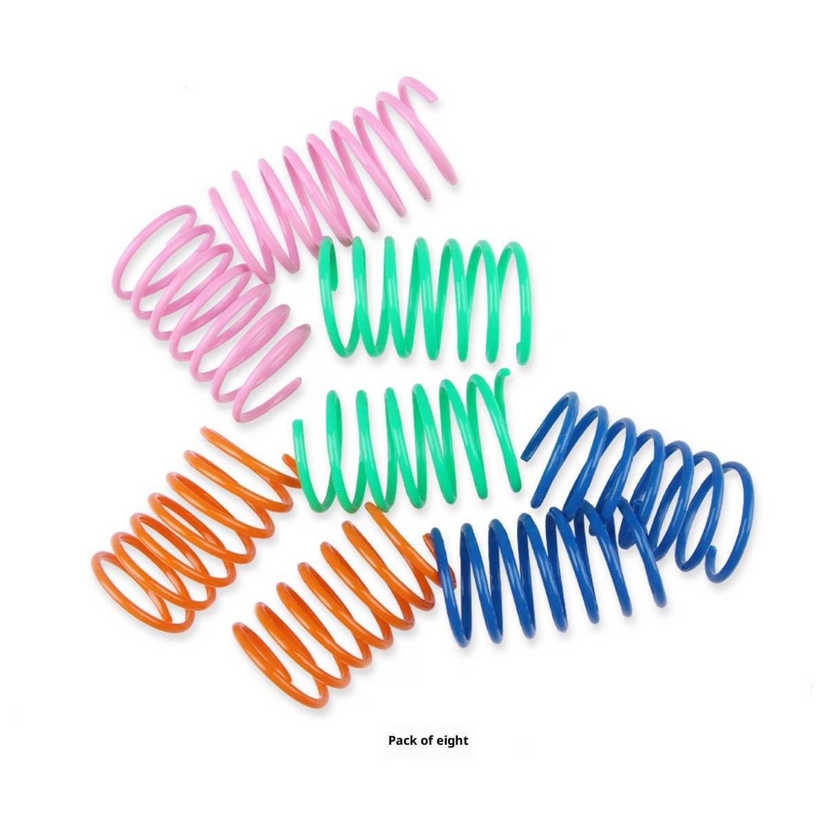 Colorful Cat Spring Toys - 50 pcs