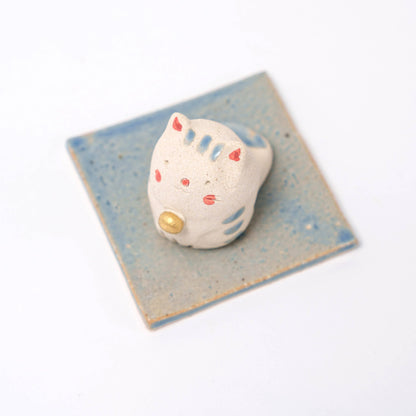 Handmade Cat Incense Holder