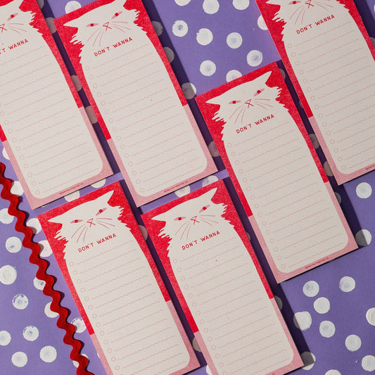 Don't Wanna Risograph Notepad