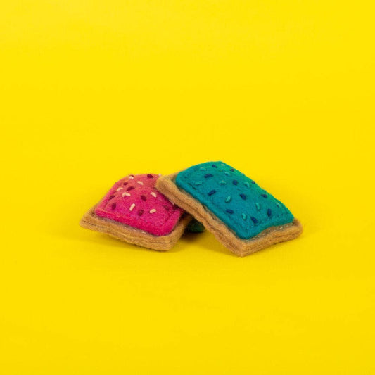 Wool Pop Tart Catnip Cat Toy