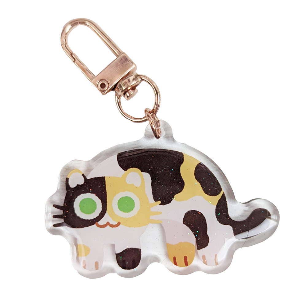 Keychain Spotted Calico Cat