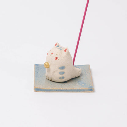 Handmade Cat Incense Holder
