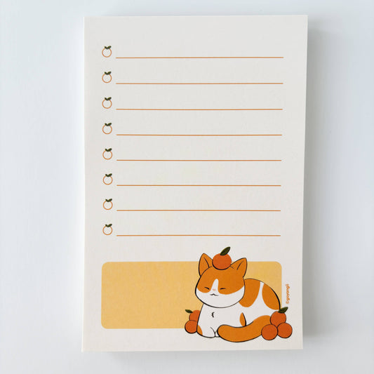 Orange Cat Notepad - Memopad