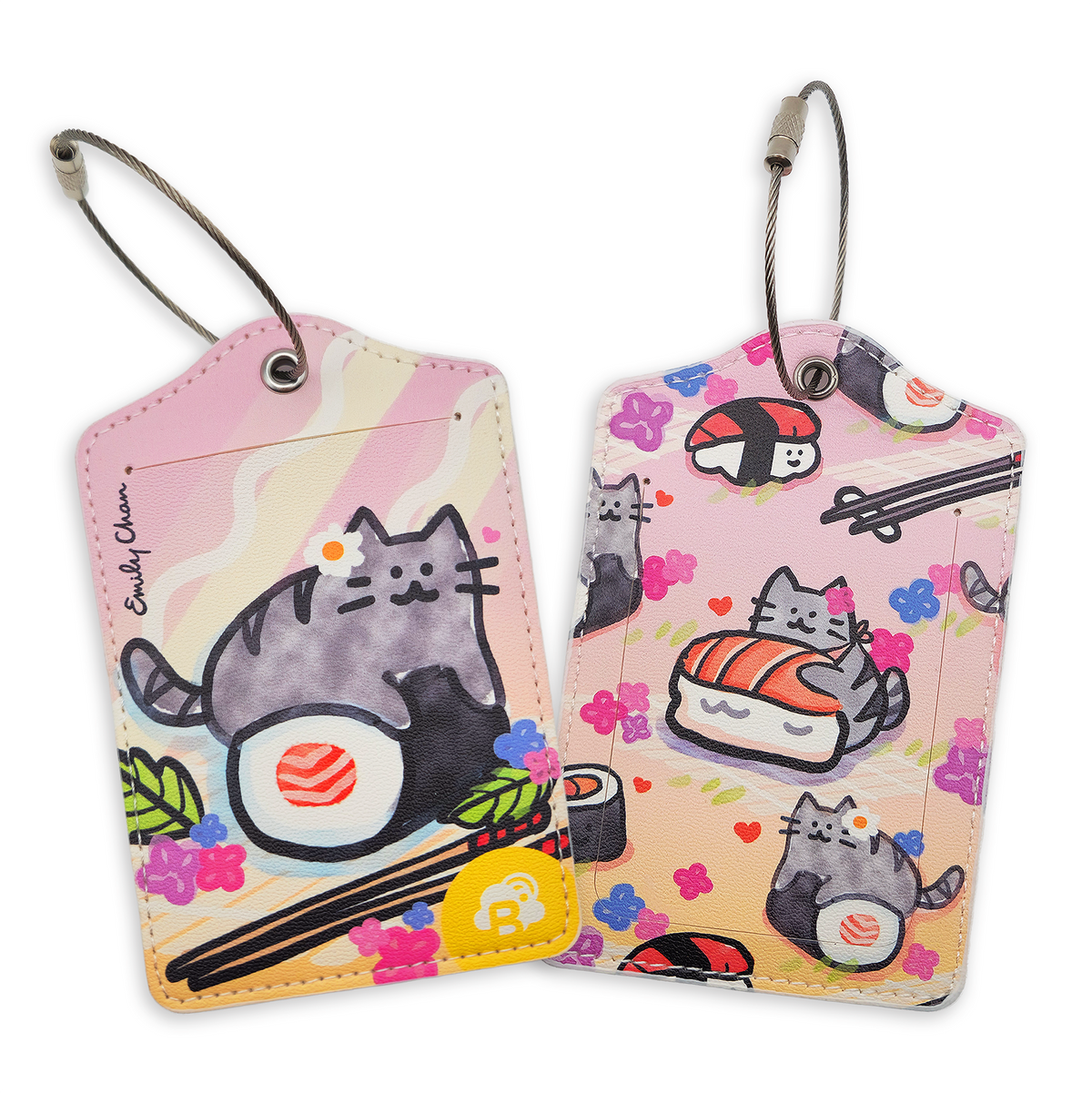 Cat Maki Luggage Tag