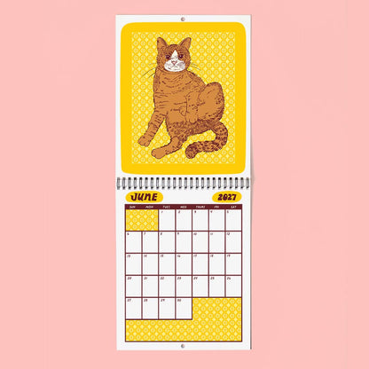 Meow Monthly 2027 Calendar