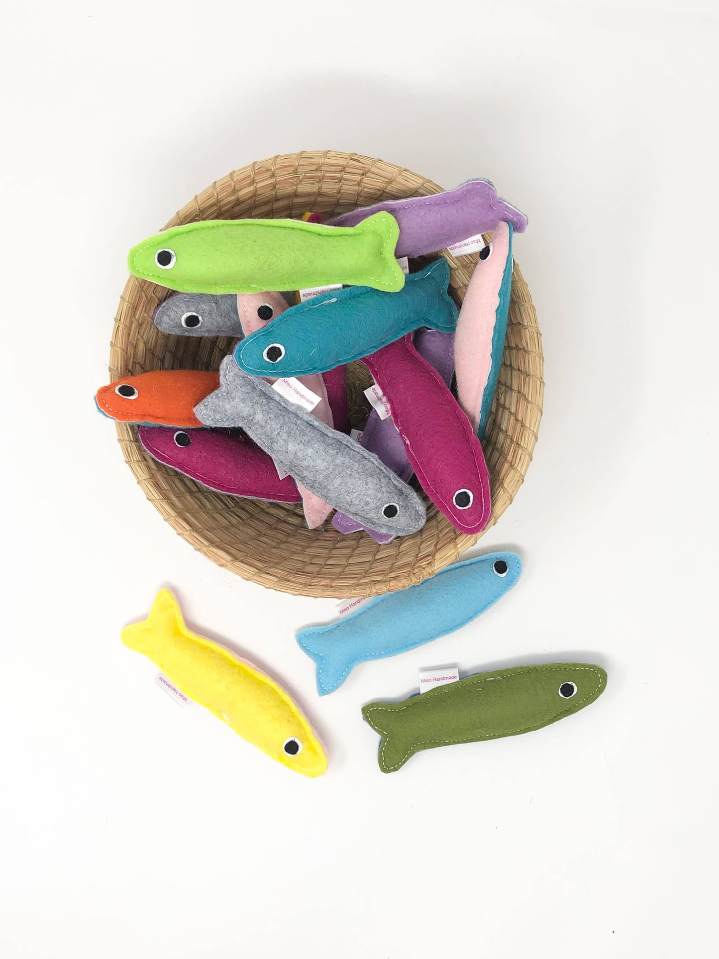 Wool Catnip Sardines s/3 & Bulk