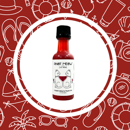 Cat Wine Pinot Meow Liquid Catnip For Cats