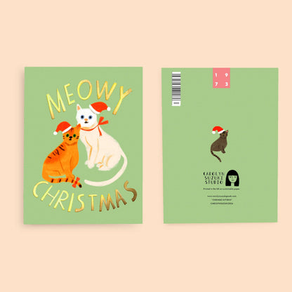 Carolyn Suzuki - CRIMBO KITTENS - Holiday Card