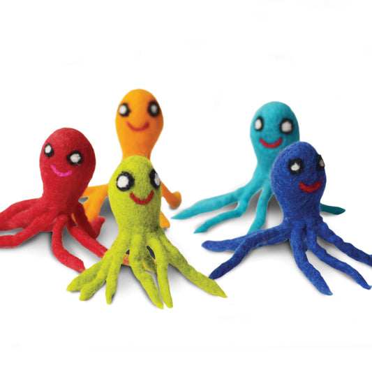 Octopus Wool Cat Toy (2 Pack)