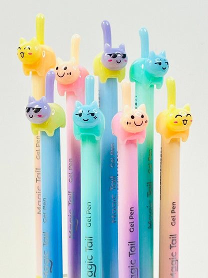 Cat Tail Colors Gel Pen