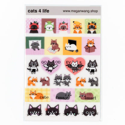 Cats 4 Life Sticker Sheet