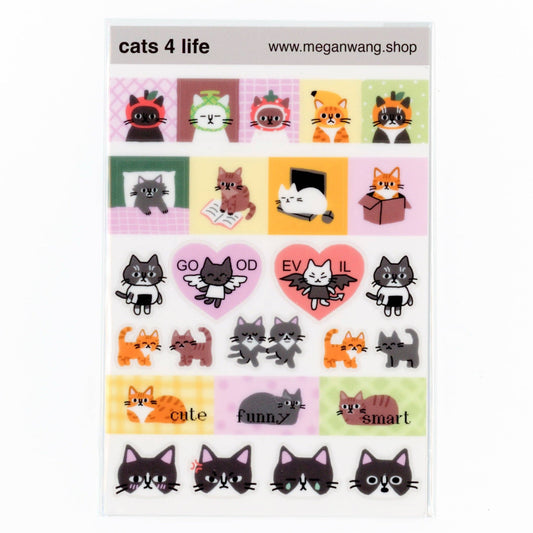 Cats 4 Life Sticker Sheet