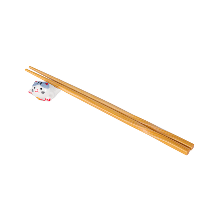 Urban Tokyo - Cat Chopsticks Rest 2"L Gray (12/288)